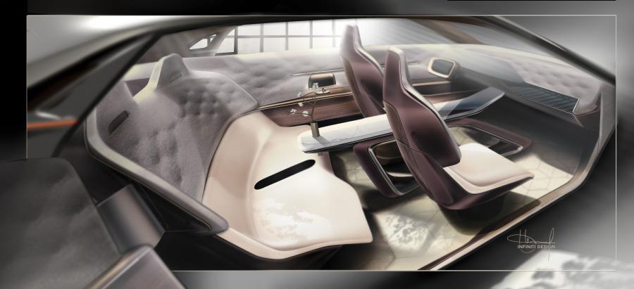 Эскиз Infiniti QX Inspiration 2019 года  (фото 150 из 159)